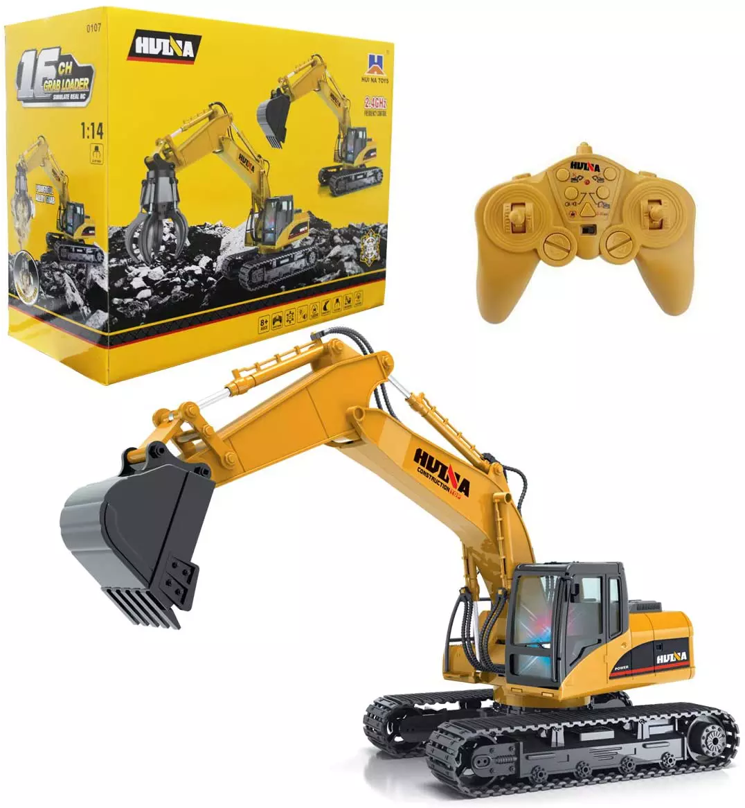 Remote Control Excavator RC Construction Vehicle 15 Channel 2.4G