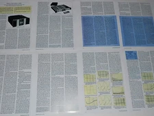 Krell KSA-300s Amplifier & KRC Preamp Review 1994, 8 pages, Specs, Info