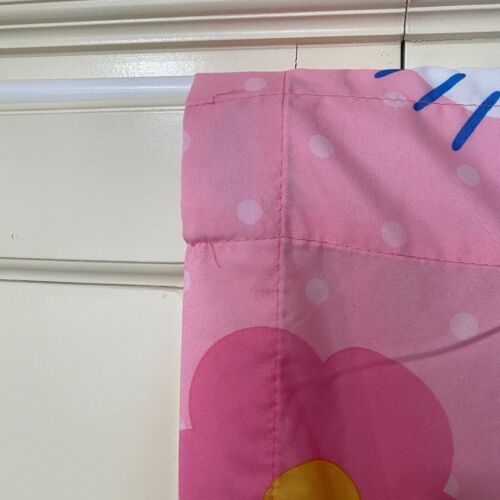 Hello Kitty Vorhang Panel Sanrio 2014 64" x 39" Rosa Blumen Kawaii Schlafzimmer Dekor - Bild 3 von 8