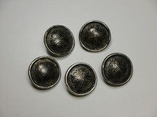 5 Stück Metall Trachtenknöpfe Knöpfe Zierknöpfe mit Motiv d=23 mm TK-IV-49