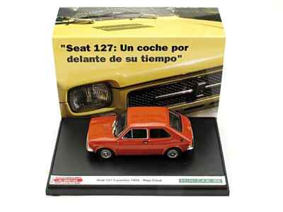 Seat 127 2p. Year 1972 Brumm 1/43 Coral Red