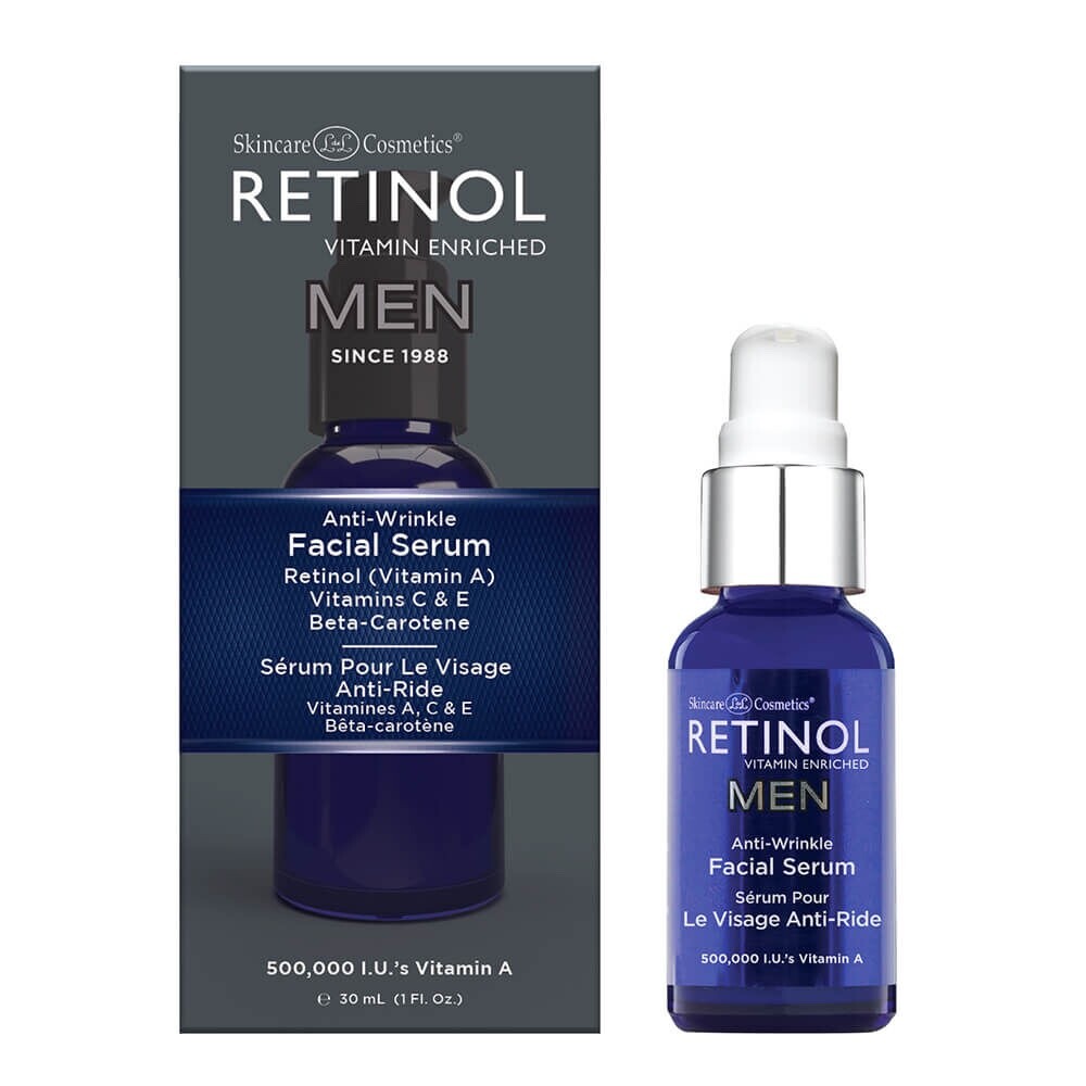 Skincare LdeL Cosmetics RETINOL Skincare for Men Anti-Wrinkle Facial Serum 30ml