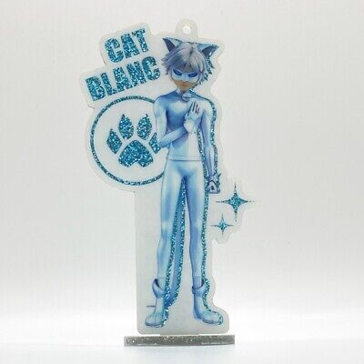 Miraculous Tales of Ladybug & Cat Noir CAT BLANC Acrylic Stand Key Ring PSL