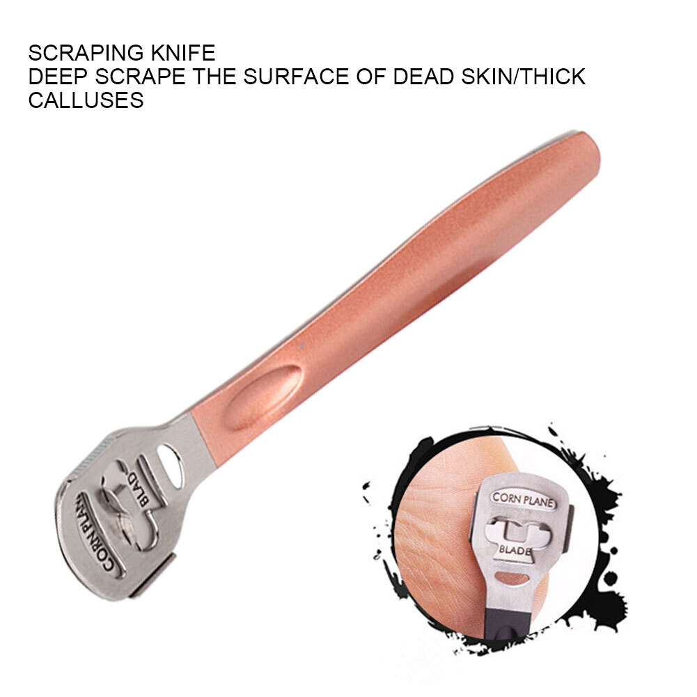 8pcs / Set Pedicure Knife Kit Stainless Steel Toenail Knives Cuticle