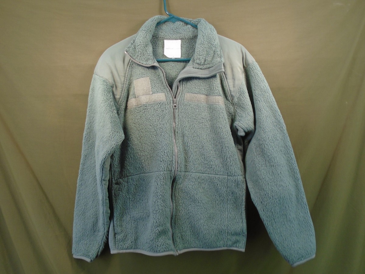 US Military Army Gen III Cold Weather Green Fleece Jacket Small 