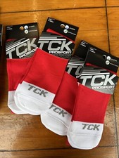  Lot of 4 TCK X-Small Youth Shoe Size 8-12 Pro Sport Over Calf Tube Socks