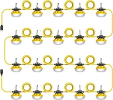 50-200ft Construction String Lights LED Industrial Grade Work Light Waterproof 
