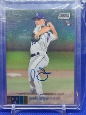 2019 2020 Topps Stadium Chrome Rookie Auto Josh Staumont Kansas City Royals