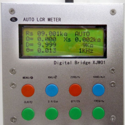 0.3% LCR Transistor Resistor Capacitance Inductance ESR Meter XJW01 Capacitor Meter Digital Bridge Bridge Set + Patch Holder 220V CN Plug Capacitance Meter Capacitor Tester 0.3% LCR Transistor Resistor Capacitance Inductance ESR Meter XJW01 Capacitor Meter Digital Bridge Bridge Set + Patch Holder 220V CN Plug Capacitance Meter Capacitor Tester