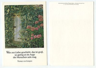 24684 - Thomas von Kempen. What Happens For Love... - Old Postcard