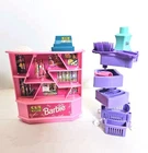 Vintage 1990's Barbie Beauty Parlor Partial Set Hairstylist Salon