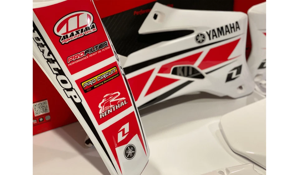 YAMAHA RETRO TEAM GRAPHICS YAMAHA YZ250F YZ450F YZF250 YZF 2006 2007 2008 2009 Foto 4 de 4