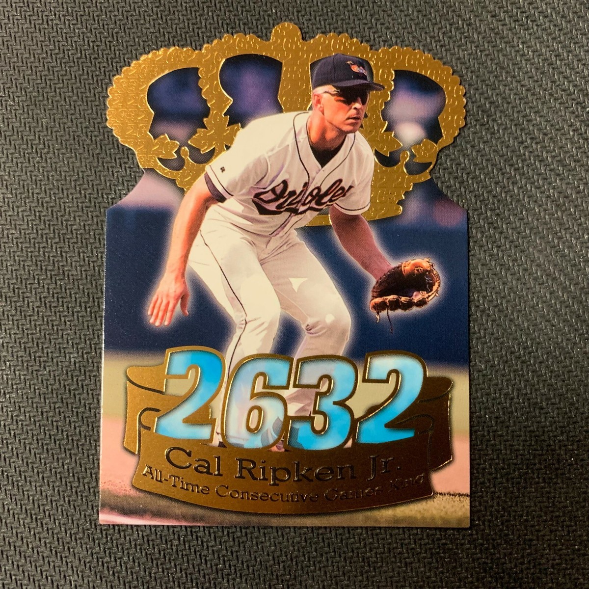 Baseball Card 1998 Pacific Die Cut Consecutive Game King 2632 Cal