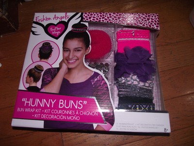 Brand New Fashion Angels Find Your Wings Hunny Buns Bun Wrap Hair