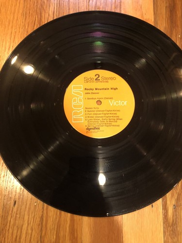 JOHN DENVER ROCKY MOUNTAIN HIGH LP 12” RECORD - Picture 8 of 9