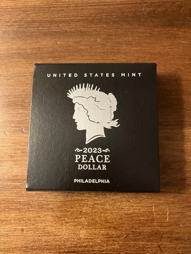 2023-P Peace Silver Uncirculated Dollar Coin (OGP/COA)