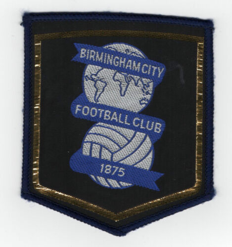 Original Vintage 1970s Football Sew On Patch Birmingham City Cloth Badge Unused - Picture 1 of 1