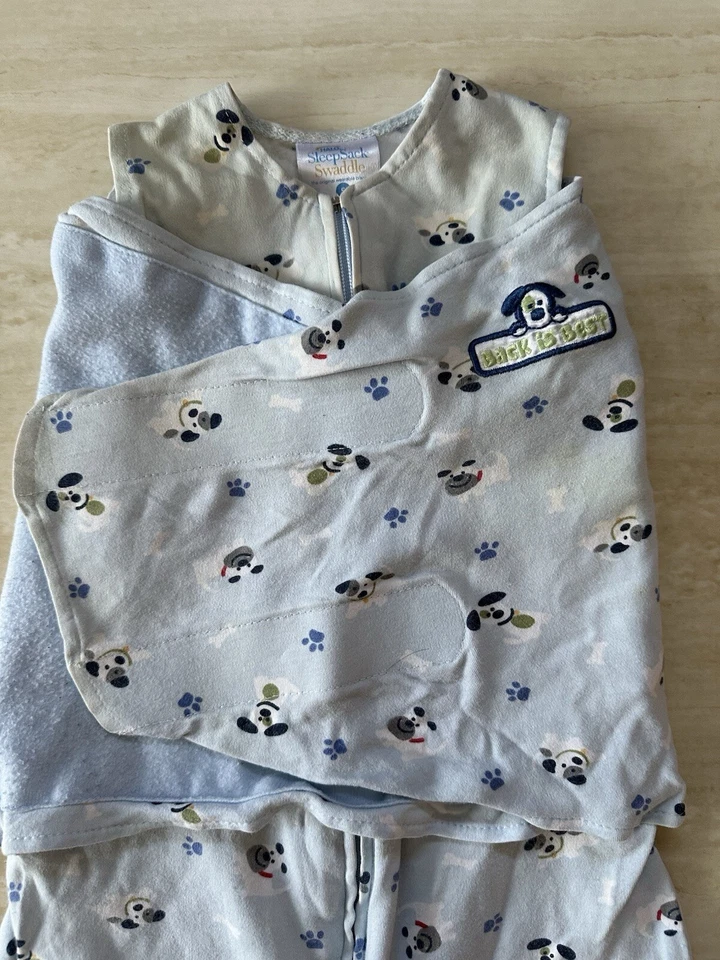 Lote de tres sacos de dormir halo envoltura carters polar pingüino mapache cachorro 3-6 meses Foto 4 de 4