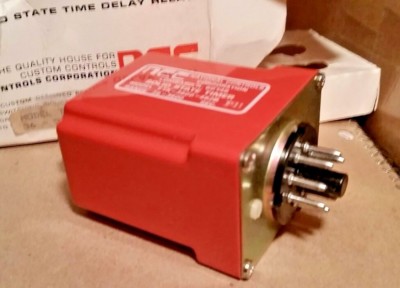 NCC T1K-3600-462B 24 VOLT TIME DELAY RELAY Range 36-3600 secs NATIONAL CONTROLS