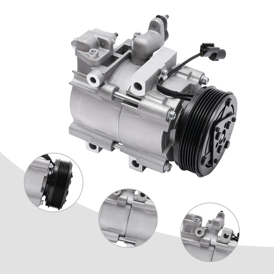 For 2002 2003 2004 2005 Kia Sedona 3.5L A/C Compressor w/ Clutch CO 10973C OEM# Foto 3 de 4