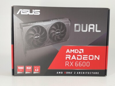 ASUS Dual Radeon RX 6600 8GB GDDR6 DUAL-RX6600-8G-V3