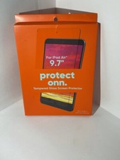 Protect Onn Tempered Glass Screen Protector iPad Air 9.7" Apple Table Antismudge