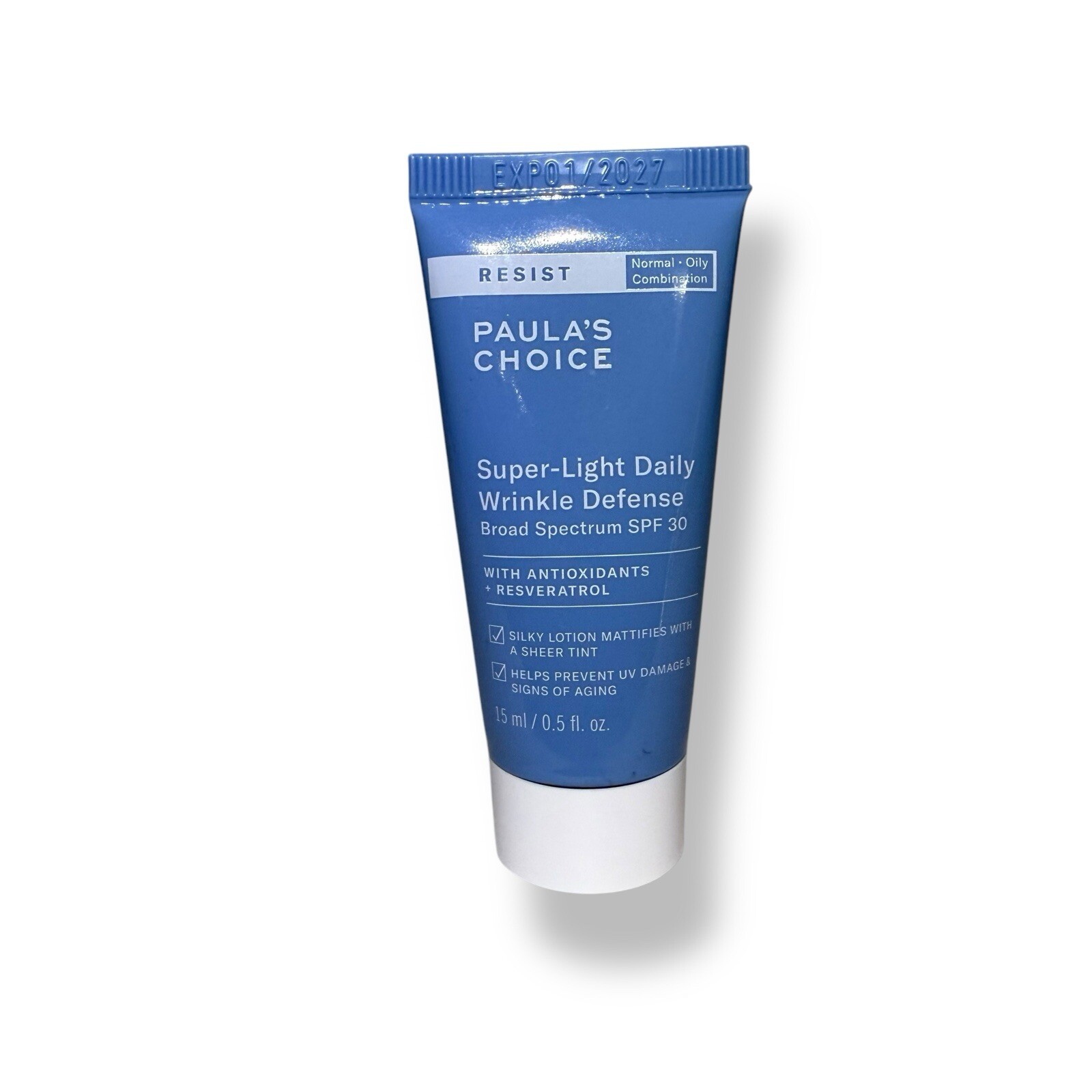 Paula's Choice Resist Super Light Daily Wrinkle Defense SPF 30 Matte .5 oz/15 mL