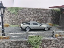 1/64 DMC-12 DeLorean Back To The Future Time Machine Original Car Models Gift MJ