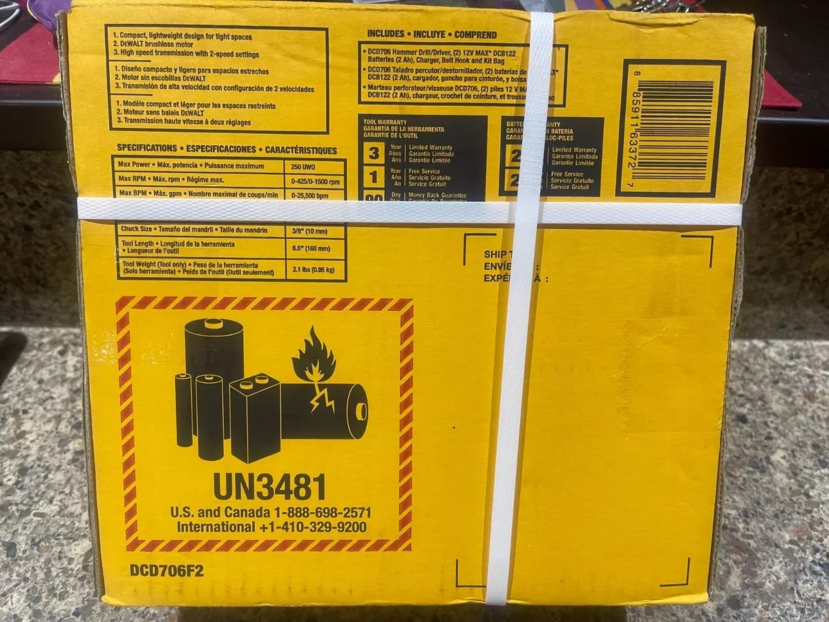 NEW Dewalt 3 8