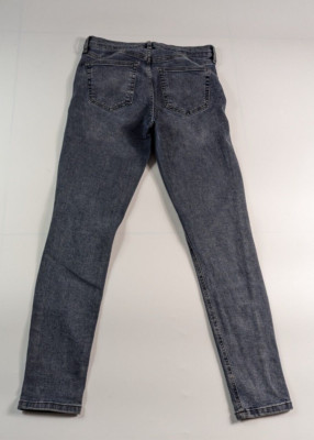Topshop Jamie zerrissen Stretch Skinny Jeans Taille 26 Zoll passt L32 Taille Maße 28