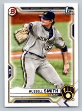2021 Bowman #BD-113 Russell Smith   Milwaukee Brewers