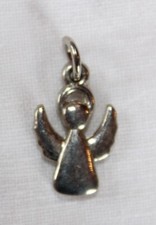 Small Stainless Angel Charm With Wings