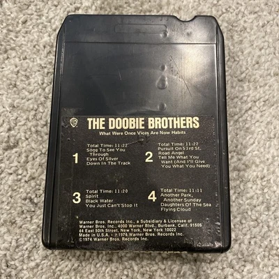 Doobie Brothers "What Were Once Vices Are Now Habits"  8 track (Tested) - Bild 1 von 4