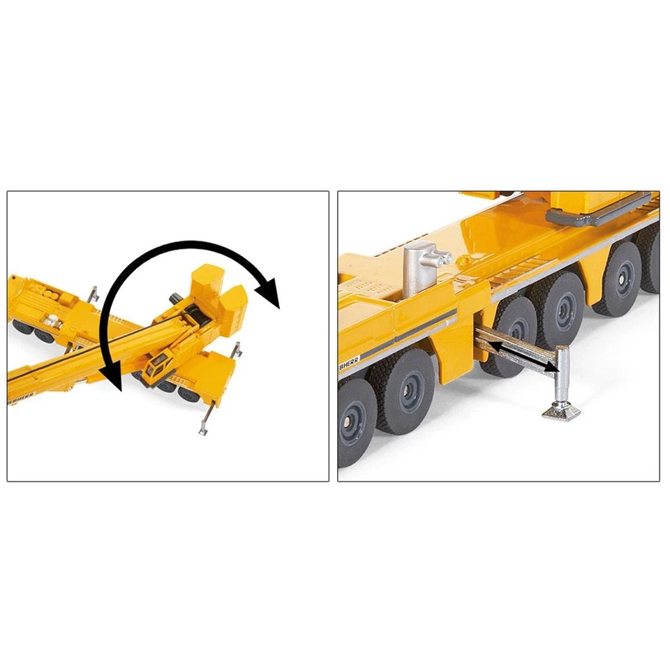 Siku 1/87 Liebherr Mobile Crane with Telescoping and Pivoting Crane Siku-1886 - Image 4 of 4