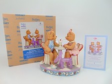 statue résine ours Enesco Jim Shore Button and Squeaky Sharing sweet Times