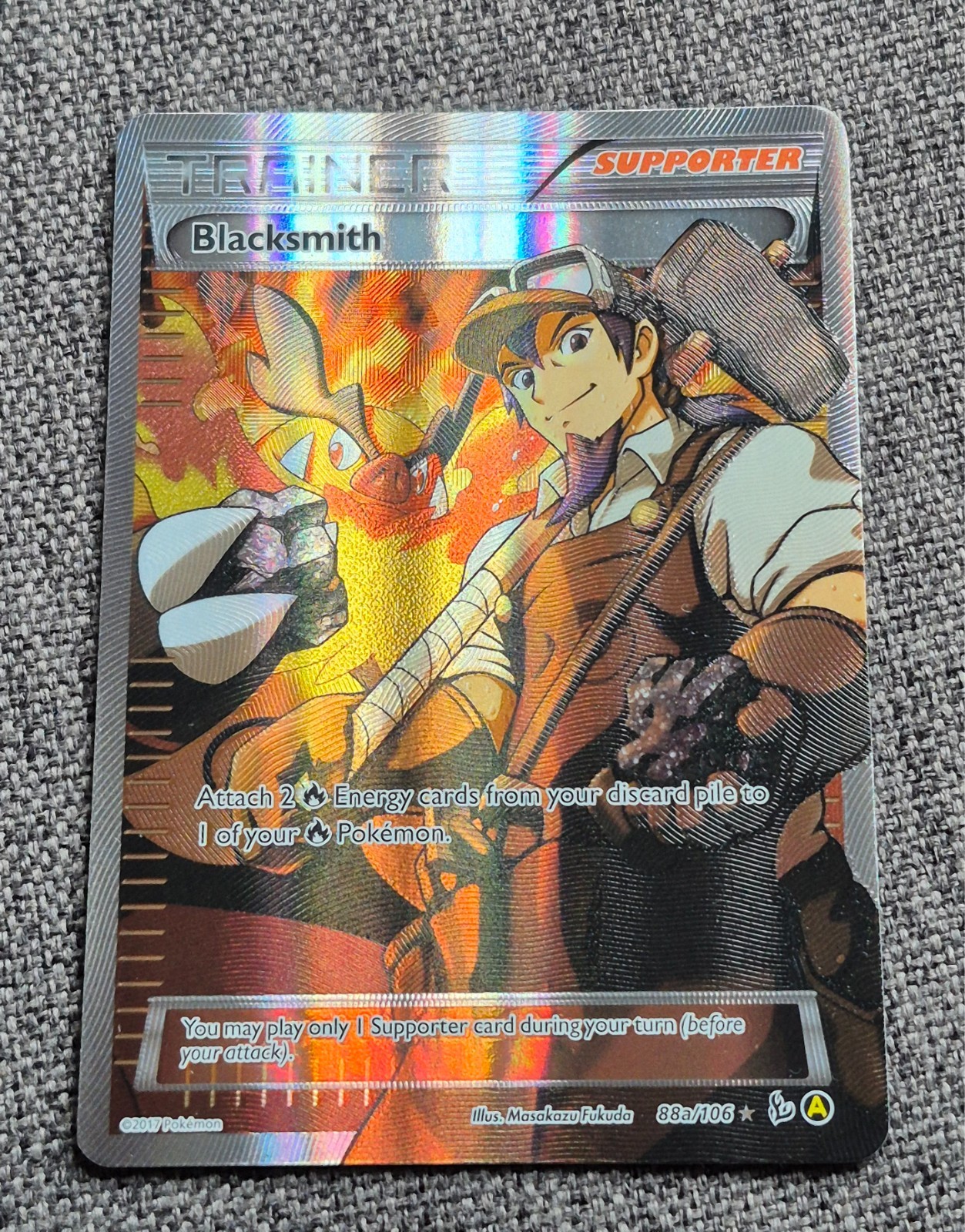 88a/106 Blacksmith Premium Trainer XY Collection Pokemon card NM