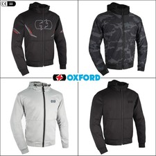 Oxford Super 3.0 Mens Motorcycle Armoured Hoodie CE Certified Motorbike Jacket 