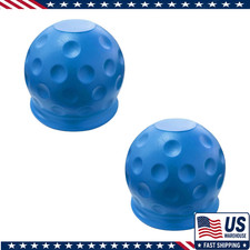 2 Pcs Trailer Ball Cover Inch Rubber Waterproof Towing Hitch Ball Protective Co