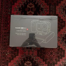 Insta360 Ace Pro 2 Flash Print Bundle Midnight Black with Box  Accessories