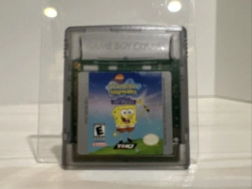 SpongeBob Squarepants: Legend of the Lost Spatula Game Boy Color Tested & Works