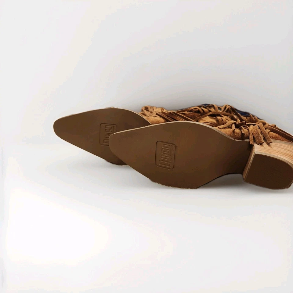 Женские замшевые сапоги Dingo Wild Child размер 7,5 ПЕРВОНАЧАЛЬНО $245,00 - Изображение 4 из 4