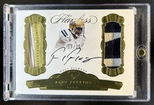 2017 Flawless Collegiate Paul Perkins Dual Diamond Memorabilia Patch Auto #/25