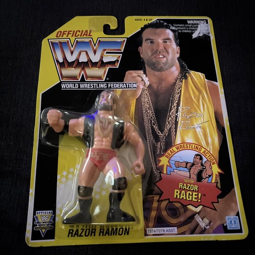 Hasbro WWE WWF Razor Ramon Series 7 Yellow CardAct...