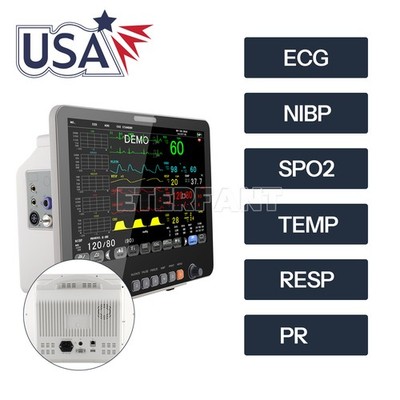 7/8/12/15.6inch Multi-parameter Portable Patient Monitor ECG NIBP Spo2 TEMP RESP