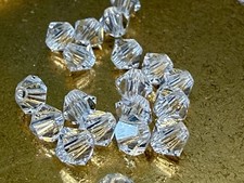Swarovski - 4mm Bicone Beads 5328 - Crystal