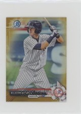 2017 Bowman Chrome Minis Prospects Gold Refractor 2/50 Wilkerman Garcia 18pd