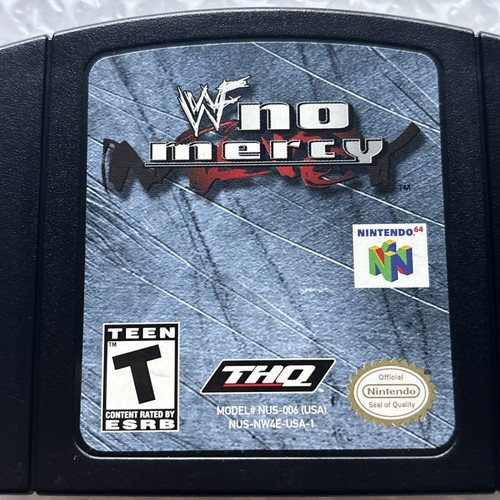 WWF No Mercy Nintendo 64 N64 Limpio Probado Lucha Súper Raro Variante EE. UU.-1 - Imagen 2 de 10
