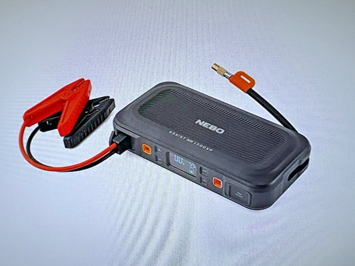 NEBO Assist Air 1500XP Portable Jump Starter & 150psi Air