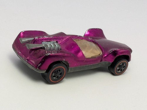 Vintage Original 1969 Hot Wheels Redline Mantis Magenta USA - Picture 2 of 8