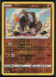 Terrakion 092/185 Vivid Voltage Reverse Holo